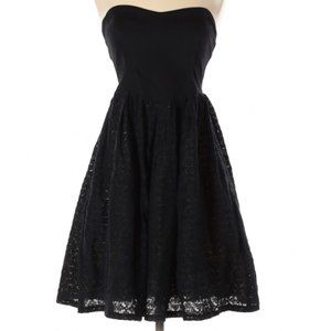 Moulinette Soeurs Black Cocktail Dress